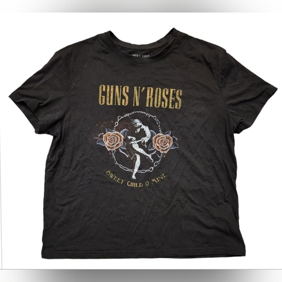 Sweet Child O Mine Guns N' Roses Black Short Sleeve T-Shirt - Picture 3 of 5